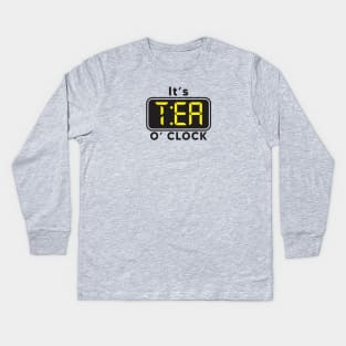 Tea Time Kids Long Sleeve T-Shirt